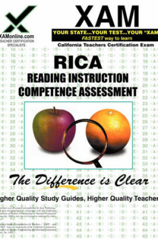 Cover of RICA Reading Instruction Competence Assessment