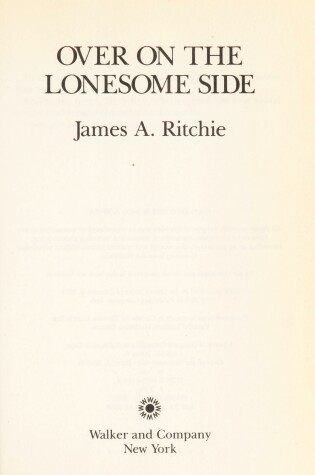 Cover of Over on the Lonesome Side