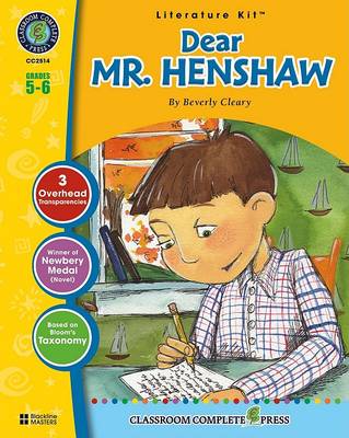 Book cover for A Literature Kit for Dear Mr. Henshaw, Grades 5-6