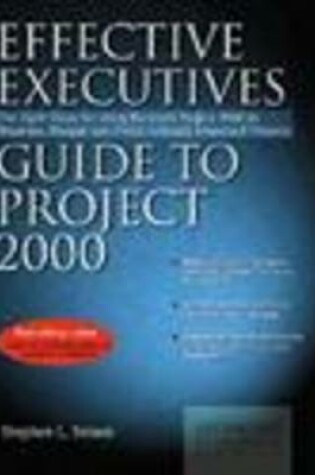 Cover of Effective Executive's Guide to Project 2000