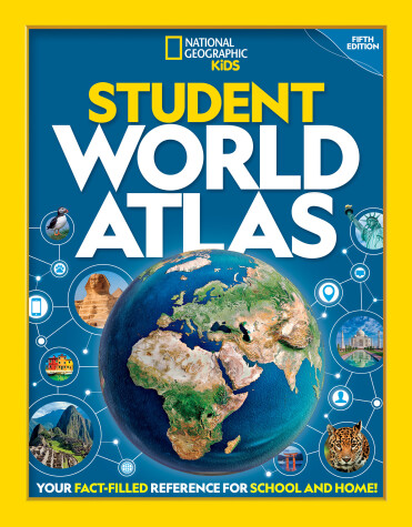 Book cover for National Geographic Student World Atlas, 5th Edition