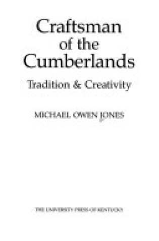 Cover of Craftsman of the Cumberlands