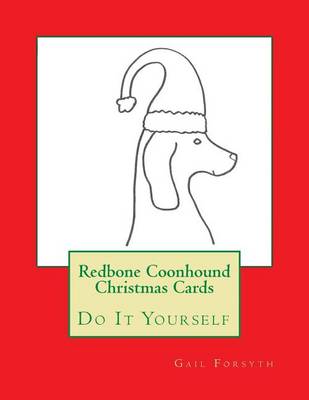 Book cover for Redbone Coonhound Christmas Cards