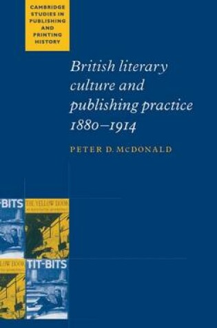 Cover of British Literary Culture and Publishing Practice, 1880-1914