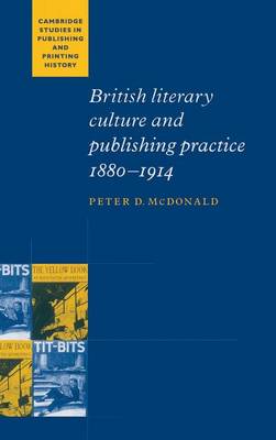 Book cover for British Literary Culture and Publishing Practice, 1880-1914