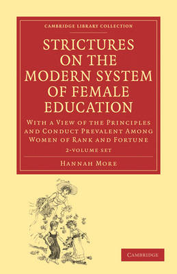 Book cover for Strictures on the Modern System of Female Education 2 Volume Set