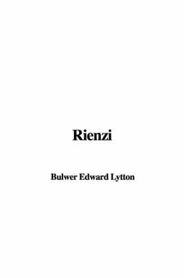 Book cover for Rienzi