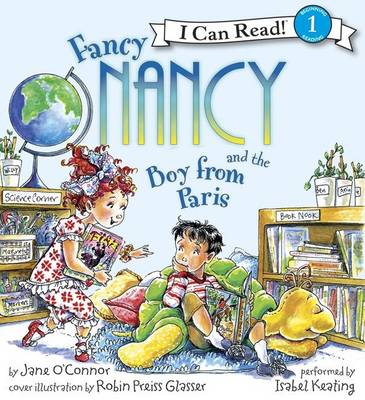 Book cover for Fancy Nancy and the Boy from Paris Book and CD