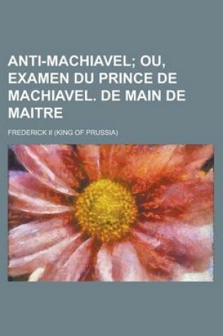 Cover of Anti-Machiavel