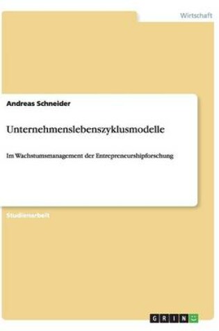 Cover of Unternehmenslebenszyklusmodelle