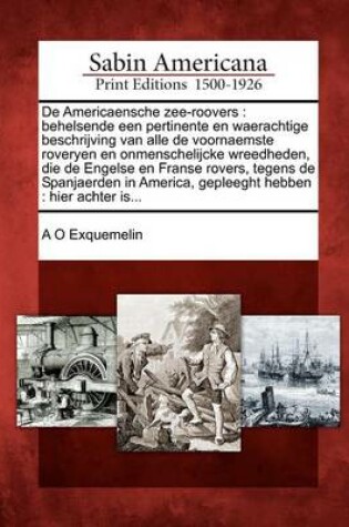 Cover of de Americaensche Zee-Roovers