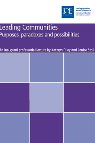 Cover of Leading Communities