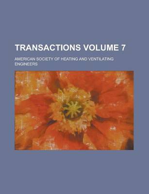 Book cover for Transactions Volume 7