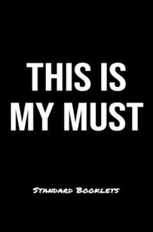 Cover of This Is My Must Standard Booklets