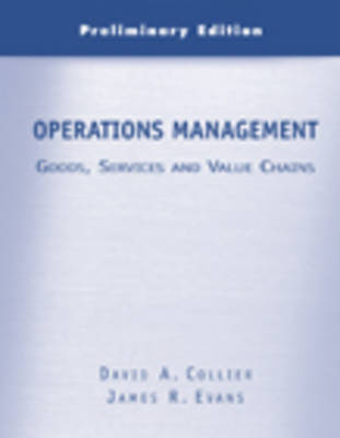 Book cover for Operations Management  Preliminary Edition