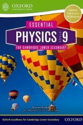 Cover of Essential Physics for Cambridge Lower Secondary Stage 9 Student Book