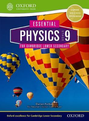 Book cover for Essential Physics for Cambridge Lower Secondary Stage 9 Student Book