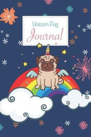 Cover of Unicorn Pug Journal