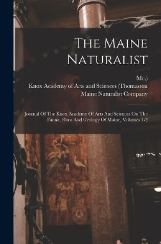 Cover of The Maine Naturalist