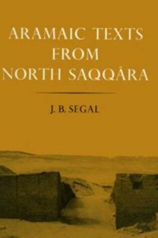Cover of Aramaic Texts from North Saqqara