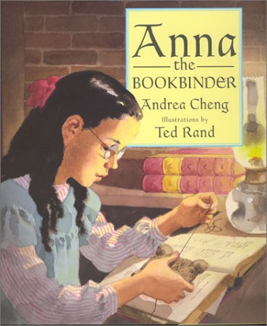 Book cover for Anna the Bookbinder