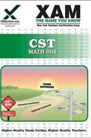 Cover of Cst Mathematics Teacher Certification Exam