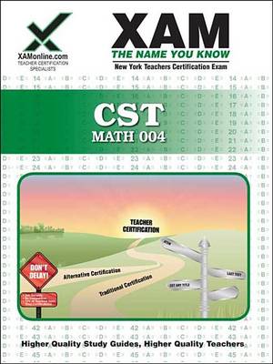 Book cover for Cst Mathematics Teacher Certification Exam