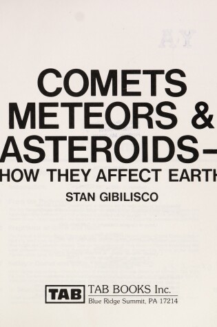 Cover of Comets, Meteors and Asteroids