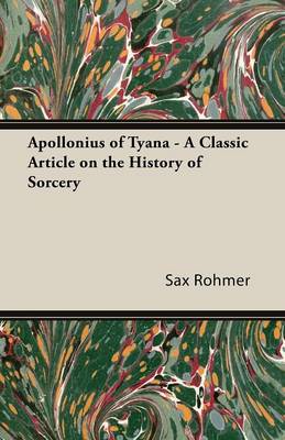 Book cover for Apollonius of Tyana - A Classic Article on the History of Sorcery