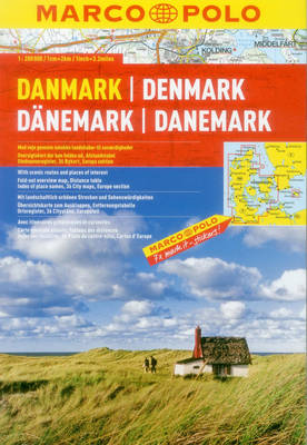 Book cover for Denmark Marco Polo Atlas