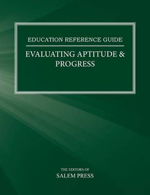 Book cover for Evaluating Aptitude & Progress