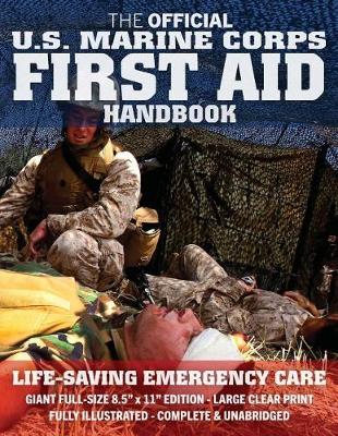 Book cover for The Official US Marine Corps First Aid Handbook - Full-Size Edition