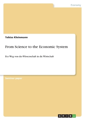 Book cover for From Science to the Economic System