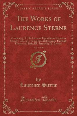 Book cover for The Works of Laurence Sterne, Vol. 3 of 10