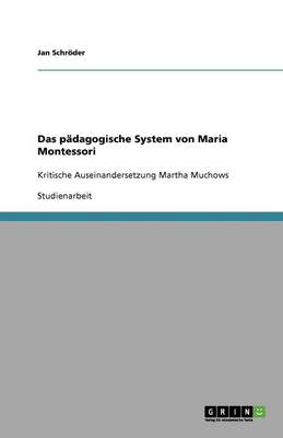 Book cover for Das padagogische System von Maria Montessori