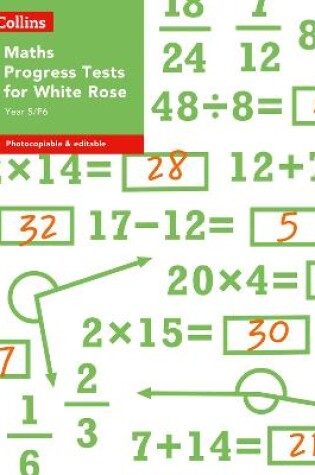 Cover of Year 5/P6 Maths Progress Tests for White Rose