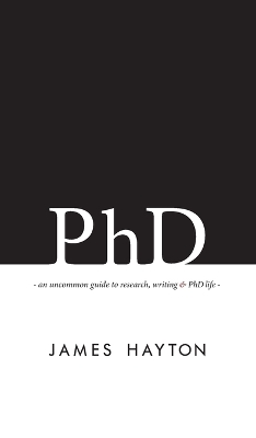 Book cover for PhD