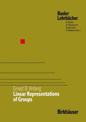 Book cover for Linear Representations of Groups