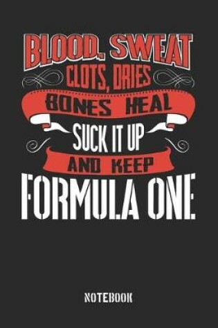 Cover of Blood clots sweat dries bones heal. Suck it up and keep Formula One