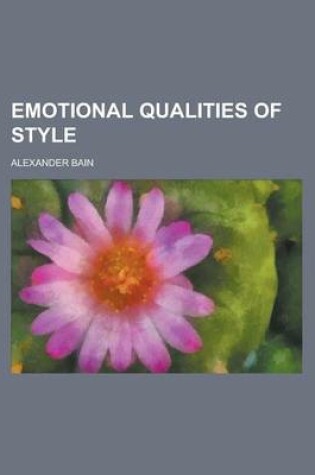 Cover of Emotional Qualities of Style