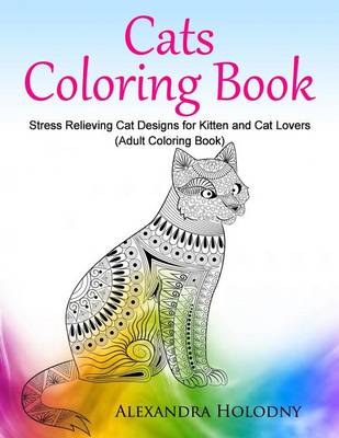 Book cover for Cats Coloring Book