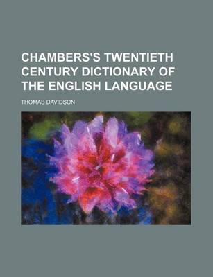 Book cover for Chambers's Twentieth Century Dictionary of the English Language