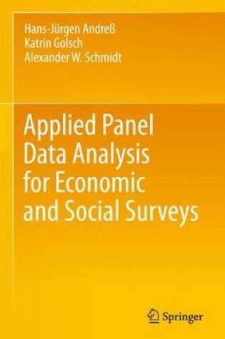 Cover of Applied Panel Data Analysis for Economic and Social Surveys