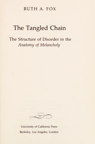 Cover of Tangled Chain