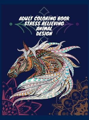 Book cover for Adult Coloring Book Stress Relieving