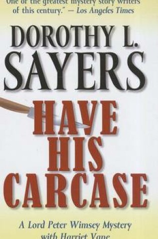 Cover of Have His Carcase