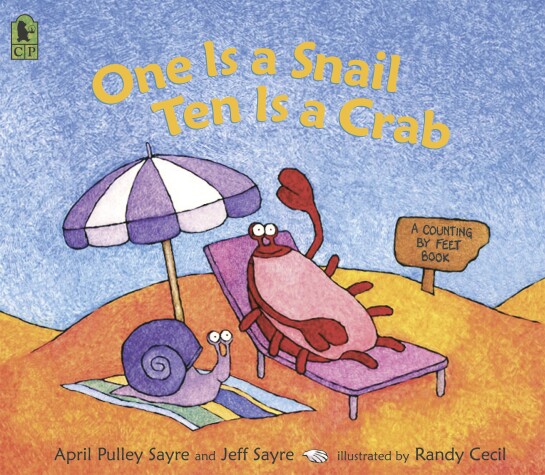 Book cover for One Is a Snail, Ten is a Crab