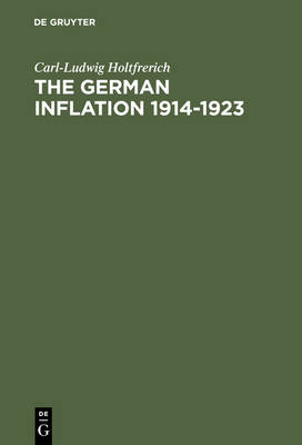 Book cover for The German Inflation 1914-1923