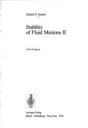 Book cover for Stability of Fluid Motions II