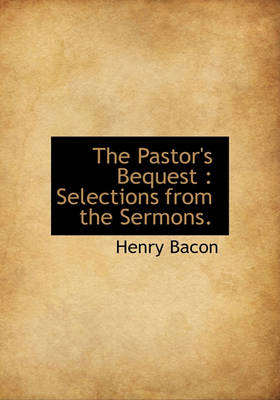 Book cover for The Pastor's Bequest